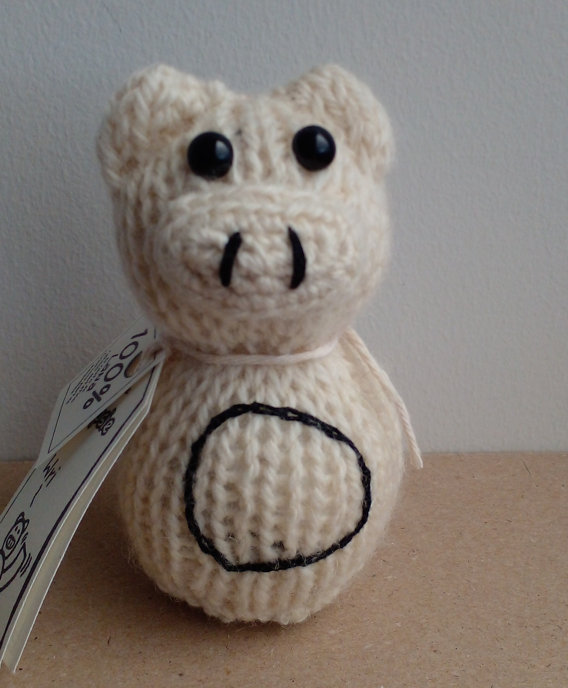 Peluche Pupsie 10cm 100% lana